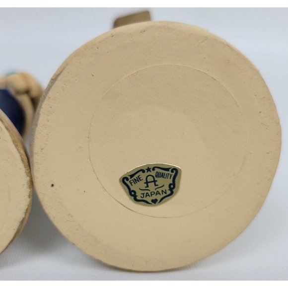 Vtg 3 Pc Paper Mache Composite Victorian Christmas Carolers Fine A Quality Japan - Picture 9 of 9